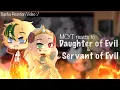 Download Lagu ♠  MCYT reacts to Daughter of Evil \u0026 Servant of Evil || Gacha Club Reaction Video || Read Desc ||