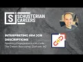 Interpreting IBM Job Description - Recent Talk to Code the Dream Coding Bootcamp
