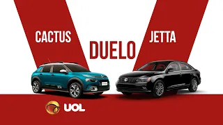 SUV OU SEDÃ? VOLKSWAGEN JETTA ENFRENTA O CITRÖEN C4 CACTUS | DUELO