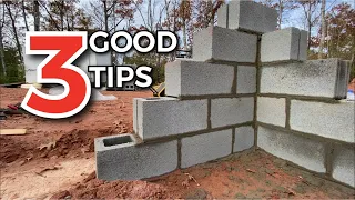 3 Great Tips For Block Work Build A Foundation 