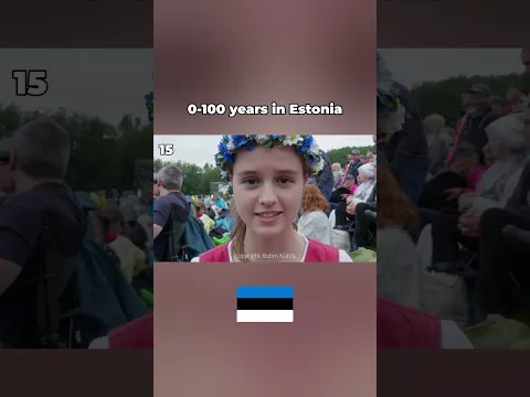 0-100 Years in Estonia #shorts