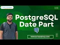 How to use date - part function in PostgreSQL PostgreSQL date part