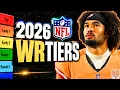 UPDATED Top 50 WR Rankings Tiers for 2026 Fantasy Football