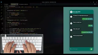 ASMR Programming - Fake Chat App