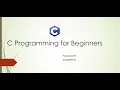 Lecture 24 - Pointers