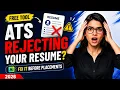 Freshers Fix Your Resume Before Applying Free ATS Resume Checker 2026