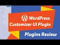 WordPress Customizer UI Plugin - Add WordPress Customizer Sections Controls to your theme