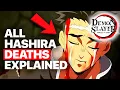 All Hashira Deaths Explained Demon Slayer Hashira Final Moments Impact on Tanjiro