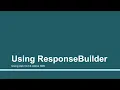 ResponseBuilder in Alexa SDK v1 Part - 16 Create custom Alexa skill using AWS Lambda function