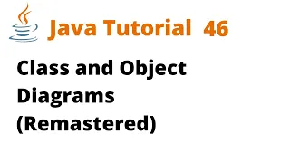 Java Tutorial 46 - Class and Object Diagrams Remastered