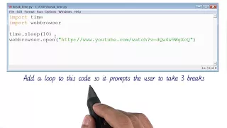 Lesson 1 Use Functions 11 Adding a Loop Python Programming