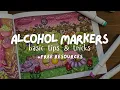 How to color like a PRO using alcohol markers Beginner tips and tricks