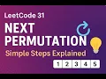 LeetCode 31 Next Permutation Simple Explanation Intuition