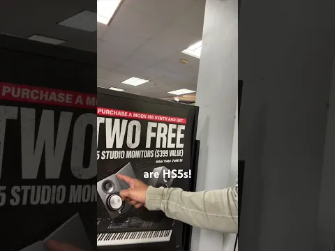 🎁 Guitar Center DEAL on the 🎹 Yamaha MODX M8 - free studio monitors! #GuitarCenter #Yamaha