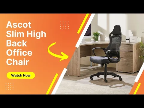 Download MP3 Ascot Slim High Back Mesh Office Chair