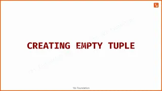 Creating Empty Tuple Python Programming English