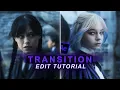 Smooth transition style edit tutorial on after effects