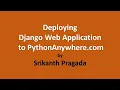 How to deploy Django Application to PythonAnywhere com Cloud