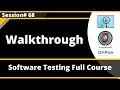 Walkthrough - Static Test Technique Software Testing