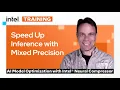 Speed Up Inference with Mixed Precision AI Model Optimization with Intel Neural Compressor