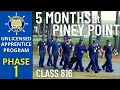 CLASS 816 TRAINING AT PINEY POINT PAUL HALL CENTER PHASE 1 SIU UNLICENSED APPRENTICE PROGRAM