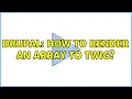 Drupal How to render an array to twig
