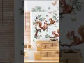 Squirrel Branch Wall Stickers - Nature-Inspired Room Decor