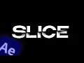 Trendy Slice Text Effect in After Effects Step-by-Step Guide