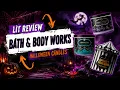 Unboxing Lit Review Halloween Candles from Bath Body Works 3 New Scents Reviewed