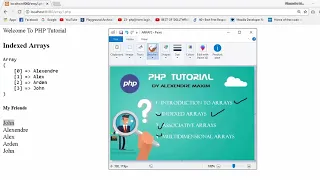 PHP Tutorial Indexed Arrays Associative Arrays and Multidimensional Arrays
