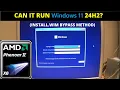 What happens when you drop install Windows 11 24H2 on system without SSE4 2 and POPCNT