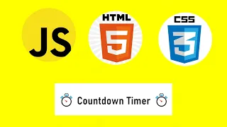 How To Create A Countdown Timer using JavaScript HTML And CSS