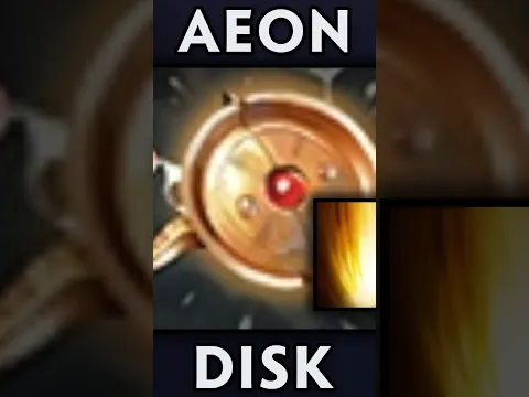 Aeon disk on Invoker Dota 2 #dota2