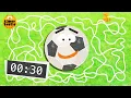 30 Second Football World Cup Bomb Timer Soccer Countdown Explosion in 4K