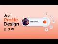 User Profile Card Using HTML CSS JavaScript