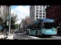 MTA 2017-18 NovaBus LFSA 2017-19 New Flyer XD60 action on the M14A M14D SBS s