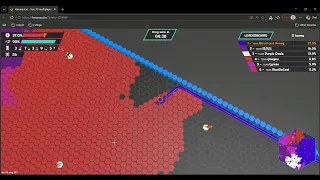 First-Try 100 Map Control Hexanaut io Weekly Mode Trio Speed Boost