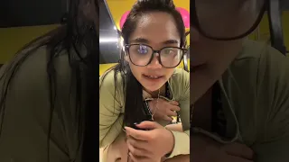 live tiktok tante ria gym try on celana pendek 