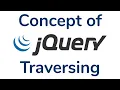 jQuery Tutorial in Hindi Traversing How jQuery Traversing works What is jQuery Traversing