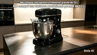 ✅ ¡ME COMPRÉ LA BATIDORA PROFESIONAL DE 12L PARA PANADERÍA! 🍞 La recomiendo 100%