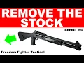 How to Remove the Benelli M4 M1014 Pistol-Grip Stock Quick and Easy
