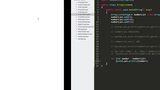 The ArrayList Class