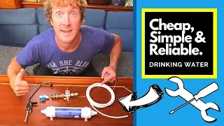 How To Get Great-Tasting Water From a Boat’s Tank – Step by Step | ⛵ Sailing Britaly ⛵ [Boat Work]