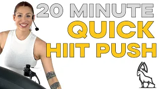 Quick HIIT Push 20-Minute Treadmill Blast with Coach Rachael