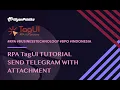 RPA TagUI Tutorial - Send Attachment s With Telegram Messenger