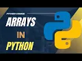 Arrays In Python Python Arrays Arrays Vs List In Python Python Array Operations Python Code
