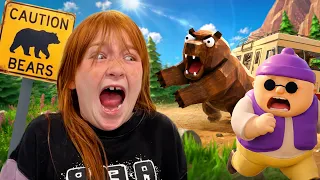 Crazy RV ROADTRiP with BEARS!!  Adley vs Niko who will travel the farthest before a Bear Attack lol