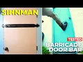 Step up your Home Security with a Door Barricade Bar from SIHNMAN Install and Tested