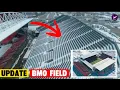 ALMOST COMPLETE BMO Field Renovations Update Temporary Stand Seat Installations New Hospitality