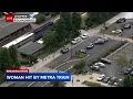 Woman hospitalized after being hit by Metra train at Schaumburg station spokesperson